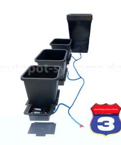 Autopot Easy2grow Blumentopf Set – 4 Stück, Passives Hydrokultursystem, Automatische Bewässerung, 8,5L
