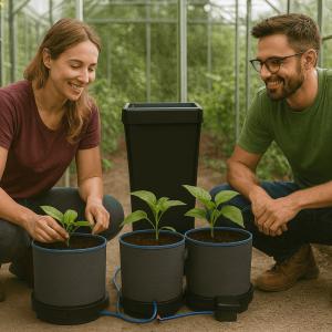 AutoPot FlexiPot Stofftöpfe Set 3x 20L